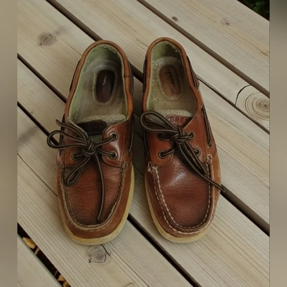 Sperry Kids Brown Moccasins Size 6.5